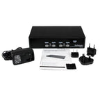 StarTech.com SV431DUSBU KVM switch Rack mounting Black