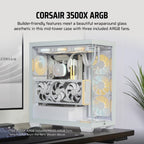 Corsair 3500X ARGB Midi Tower White