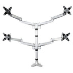 StarTech.com ARMQUADPS monitor mount / stand 27" Desk Silver