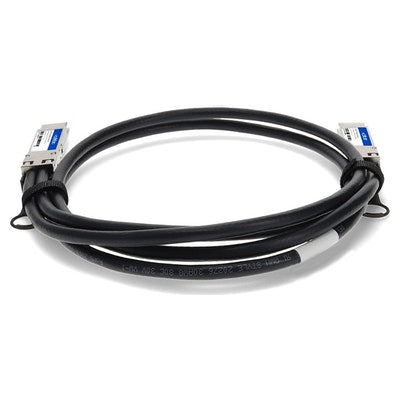 AddOn Networks CAB-D-D-200G-2-5M-AO InfiniBand/fibre optic cable 98.4" (2.5 m) QSFP-DD Black, Silver