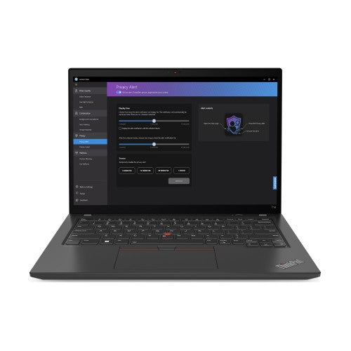 Lenovo ThinkPad T14 Gen 4 (Intel) Intel® Core™ i7 i7-1365U Laptop 14" Touchscreen WUXGA 16 GB DDR5-SDRAM 512 GB SSD Wi-Fi 6E (802.11ax) Windows 11 Pro French Black