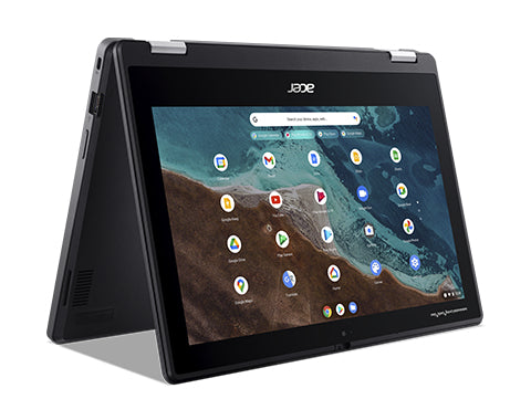 Acer Chromebook R722T-K95L ARM Cortex A73 11.6" Touchscreen HD 4 GB LPDDR4x-SDRAM 32 GB Flash Wi-Fi 5 (802.11ac) ChromeOS Black
