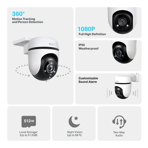 TP-Link Tapo C500 Dome IP security camera Outdoor 1920 x 1080 pixels Ceiling
