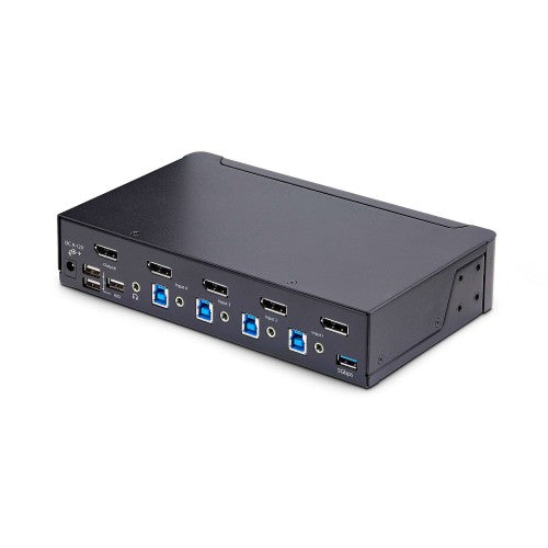 StarTech.com D86A2-4-PORT-8K-KVM KVM switch Black