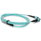 AddOn Networks ADD16FMPO4M6M5OM4P fiber optic cable 236.2" (6 m) MPO-16 4x MPO LOMM OM4 Aqua color