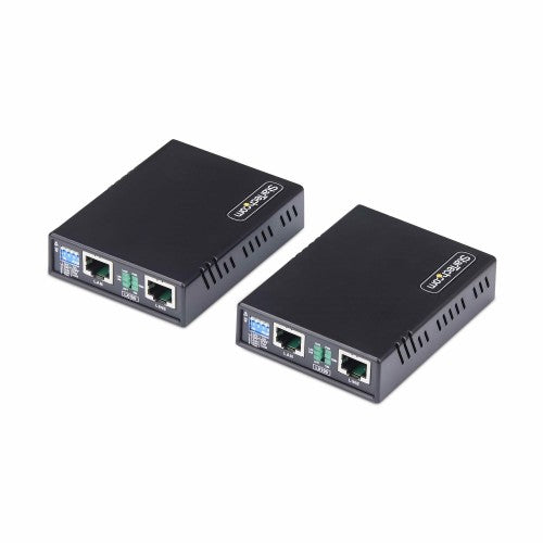StarTech.com C2-ETHERNET-EXTENDER network extender Network transmitter & receiver Black 10, 100 Mbit/s