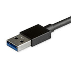 StarTech.com HB30A4AIB interface hub USB 3.2 Gen 1 (3.1 Gen 1) Type-A 5000 Mbit/s Black