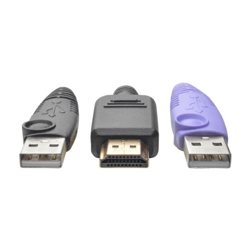 Tripp Lite B055-001-UHD KVM cable Black, Purple