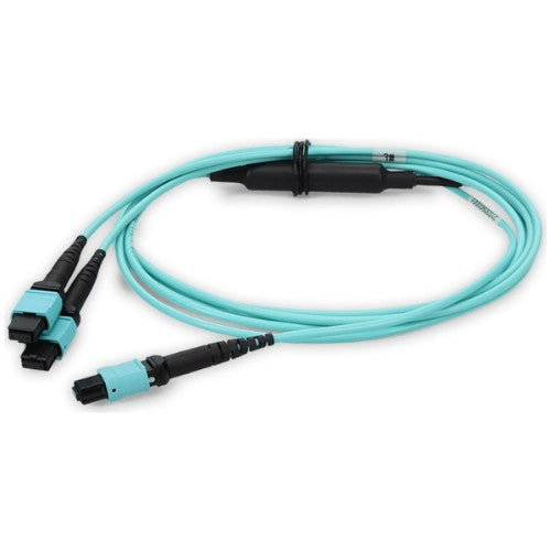 AddOn Networks ADD16FMPO4M6M5OM4P fiber optic cable 236.2" (6 m) MPO-16 4x MPO LOMM OM4 Aqua color