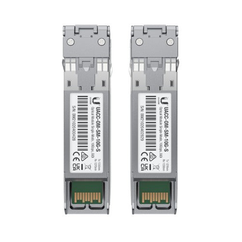 Ubiquiti UACC-OM-SM-10G-S-20 network transceiver module Fiber optic 10000 Mbit/s