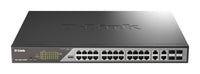 D-Link DSS-200G-28MP network switch Managed L2 Gigabit Ethernet (10/100/1000) Power over Ethernet (PoE) 1U Gray