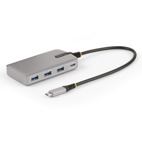 StarTech.com HB31C3A1CDPPD3 interface hub USB 3.2 Gen 2 (3.1 Gen 2) Type-C 10000 Mbit/s Silver