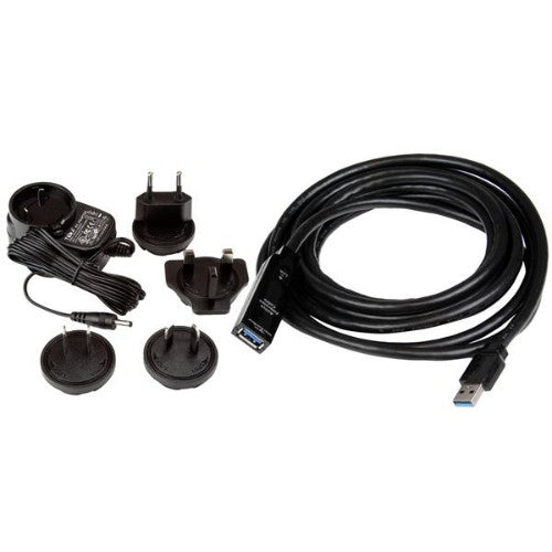 StarTech.com USB3AAEXT3M USB cable USB 3.2 Gen 1 (3.1 Gen 1) 118.1" (3 m) USB A Black