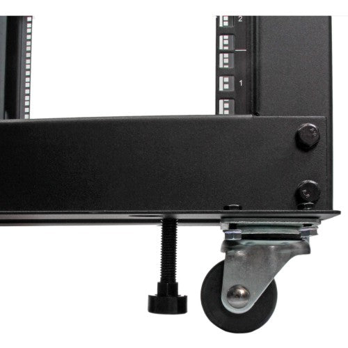 StarTech.com 4POSTRACK25U rack cabinet 25U Freestanding rack Black