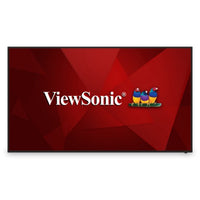 Viewsonic CDE7512 signage display Digital signage flat panel 75" Wi-Fi 330 cd/m² 4K Ultra HD Black Built-in processor Android 9.0 16/7