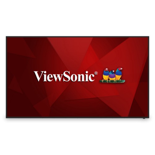 Viewsonic CDE7512 signage display Digital signage flat panel 75" Wi-Fi 330 cd/m² 4K Ultra HD Black Built-in processor Android 9.0 16/7