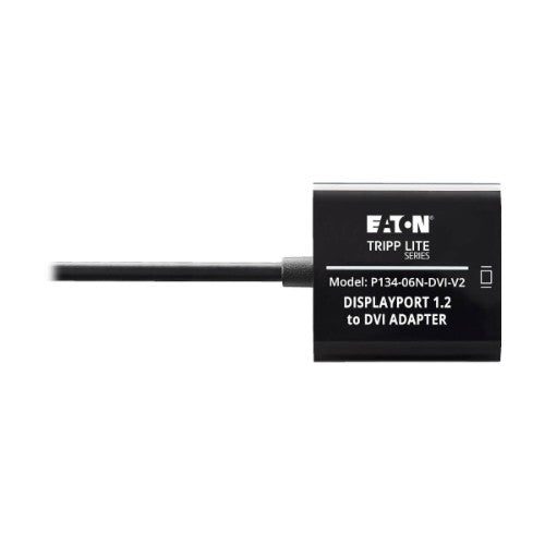 Tripp Lite P134-06N-DVI-V2 video cable adapter 5.91" (0.15 m) DisplayPort DVI-I Black