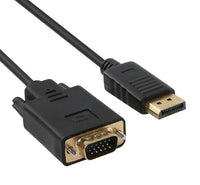 Axiom DPMVGAM03-AX video cable adapter 35.8" (0.91 m) DisplayPort VGA (D-Sub) Black