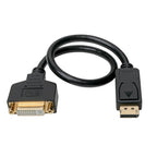 Tripp Lite P134-001-GC video cable adapter 12.2" (0.31 m) DisplayPort DVI-I Black
