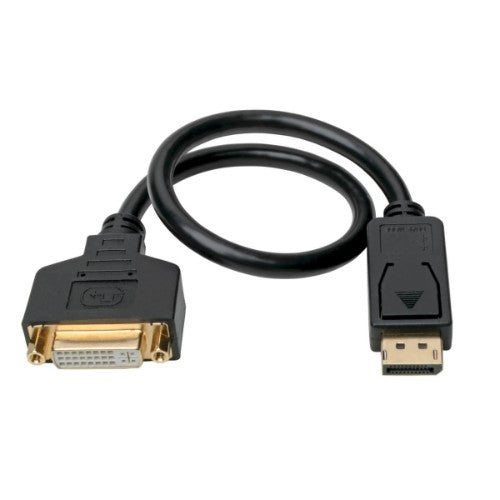 Tripp Lite P134-001-GC video cable adapter 12.2" (0.31 m) DisplayPort DVI-I Black