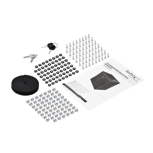 StarTech.com RK1520WALHM rack cabinet 15U Wall mounted rack Black