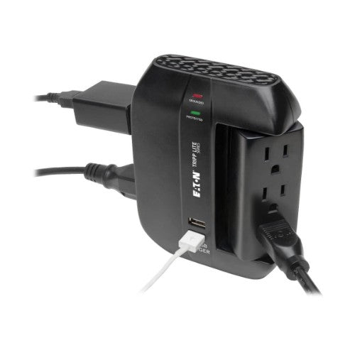 Tripp Lite SWIVEL6USB surge protector Black 6 AC outlet(s) 110 - 125 V