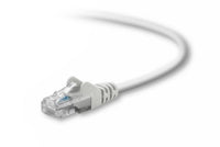 Belkin Cat5e, 50ft, 1 x RJ-45, 1 x RJ-45, White networking cable 600" (15.2 m)