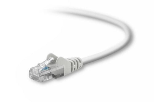 Belkin Cat5e, 50ft, 1 x RJ-45, 1 x RJ-45, White networking cable 600" (15.2 m)