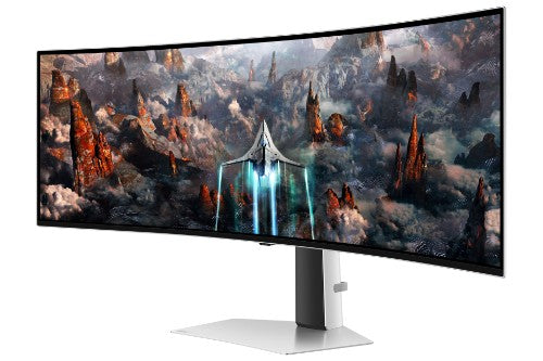 Samsung LS49CG932SNXZA computer monitor 49" 5120 x 1440 pixels Dual QHD OLED Silver