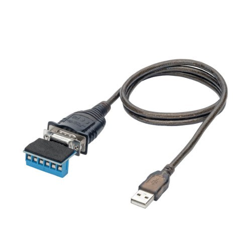 Tripp Lite U209-30N-IND serial cable Black 29.9" (0.76 m) USB A (MALE) DB9 (MALE)
