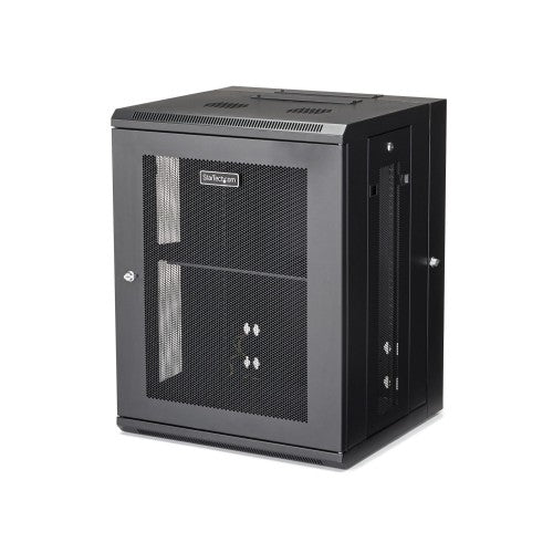 StarTech.com RK1520WALHM rack cabinet 15U Wall mounted rack Black