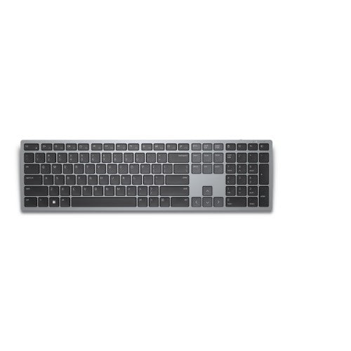 DELL KB700 keyboard Office RF Wireless + Bluetooth English Gray