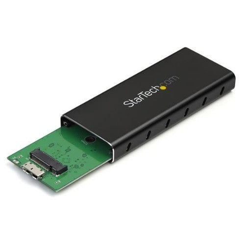 StarTech.com SM21BMU31C3 storage drive enclosure SSD enclosure Black, Silver M.2