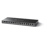 TP-Link TL-SG116P network switch Unmanaged Gigabit Ethernet (10/100/1000) Power over Ethernet (PoE) Black