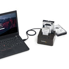 StarTech.com SDOCK2U313 storage drive docking station USB 3.2 Gen 2 (3.1 Gen 2) Type micro-B Black
