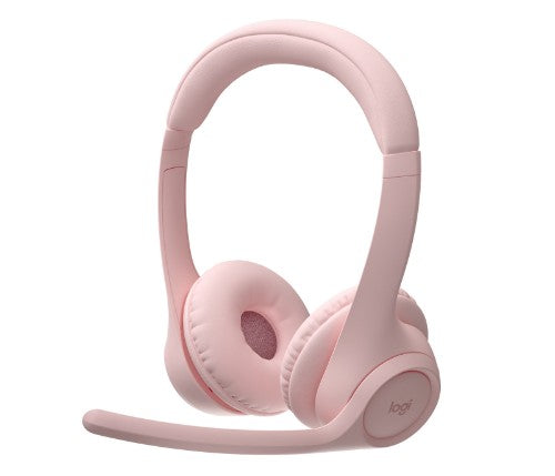 Logitech 981-001411 headphones/headset Wireless Head-band Office/Call center Bluetooth Rose