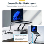 StarTech.com H5A4A-USB-HUB-2 interface hub USB 3.2 Gen 1 (3.1 Gen 1) Type-A 5000 Mbit/s Black