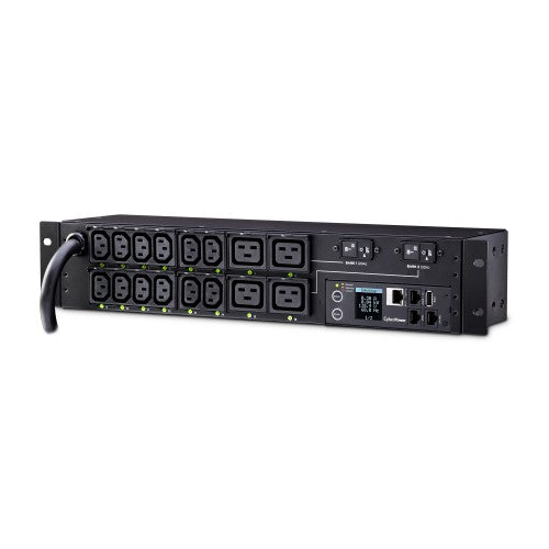 CyberPower PDU41008 power distribution unit (PDU) 16 AC outlet(s) 2U Black