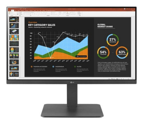 LG 24BR650B-C computer monitor 23.8" 1920 x 1080 pixels Full HD LED Gray