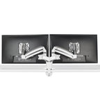 Chief KX Low-Profile Dual Monitor Arm 30" White Desk