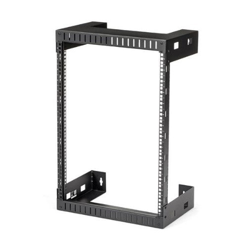 StarTech.com RK15WALLO rack cabinet 15U Wall mounted rack Black