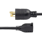 StarTech.com W31C-4100-POWER-CORD power cable Black 11.8" (0.3 m) NEMA L5-15P NEMA 5-15R