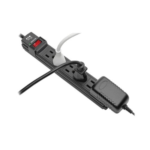Tripp Lite TLP6B surge protector Black 6 AC outlet(s) 120 V 72" (1.83 m)