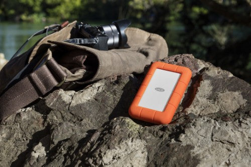 LaCie Rugged USB-C external hard drive 5 TB USB Type-C 3.2 Gen 1 (3.1 Gen 1) Gray, Yellow