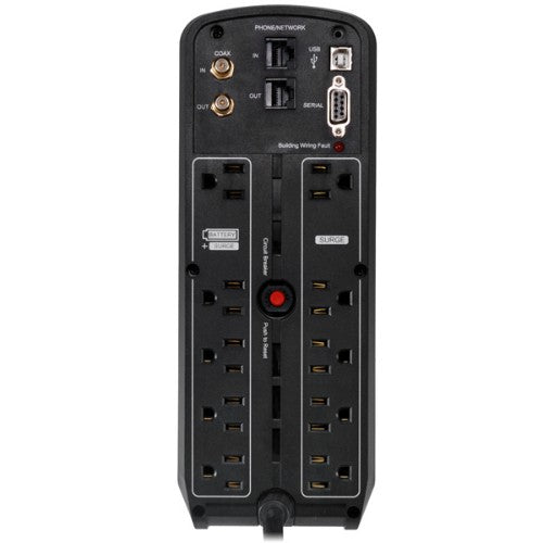 CyberPower CP1500PFCLCDTAA uninterruptible power supply (UPS) 1.5 kVA 900 W 10 AC outlet(s)
