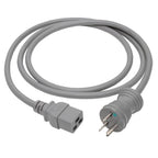 Tripp Lite P033-006-GY-HG power cable Gray 72" (1.83 m) NEMA 6-15P IEC C19