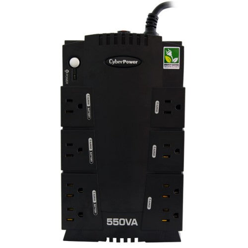 CyberPower CP550SLG uninterruptible power supply (UPS) Standby (Offline) 0.55 kVA 330 W 8 AC outlet(s)