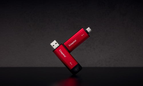 Kingston Technology Dual Portable 2 TB USB Type-A / USB Type-C 3.2 Gen 2 (3.1 Gen 2) Black, Red