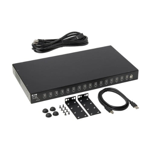 Tripp Lite U280-016-RM interface hub 480 Mbit/s Black