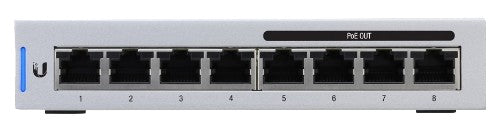Ubiquiti UniFi Switch 8 Managed Gigabit Ethernet (10/100/1000) Power over Ethernet (PoE) Gray